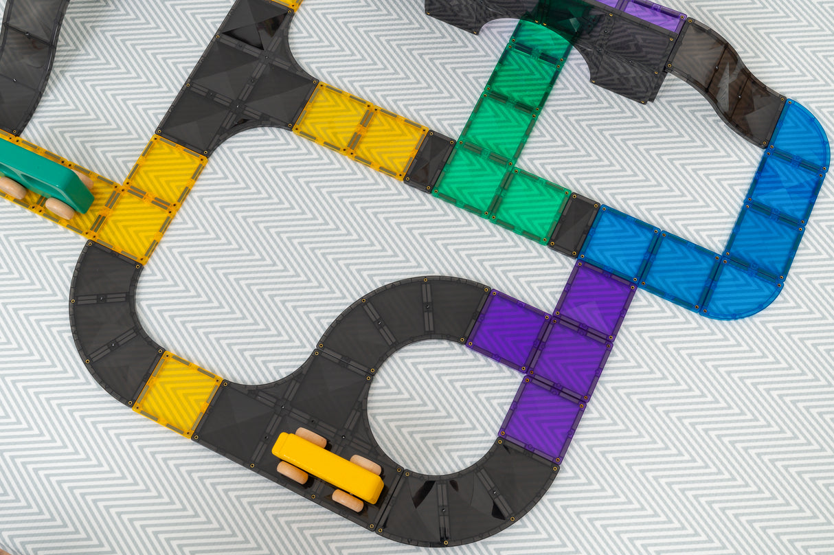 Connetix Roads Ramps and Intersections Pack