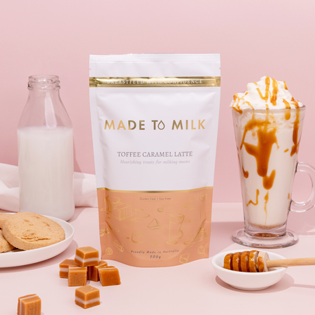 Made To Milk Toffee Caramel Latte Lactation Drink 300g