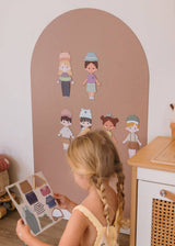 SmartyPals Dress Me Up Magnet Set - Mix & Match Magnetic Dolls for Kids