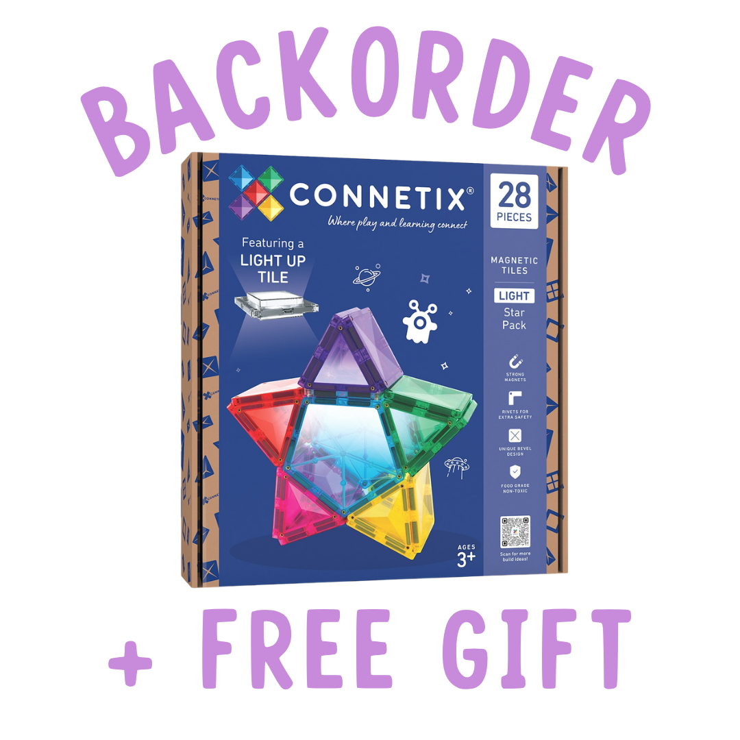 BACKORDER: Connetix Light Up Star Pack - 28 Piece