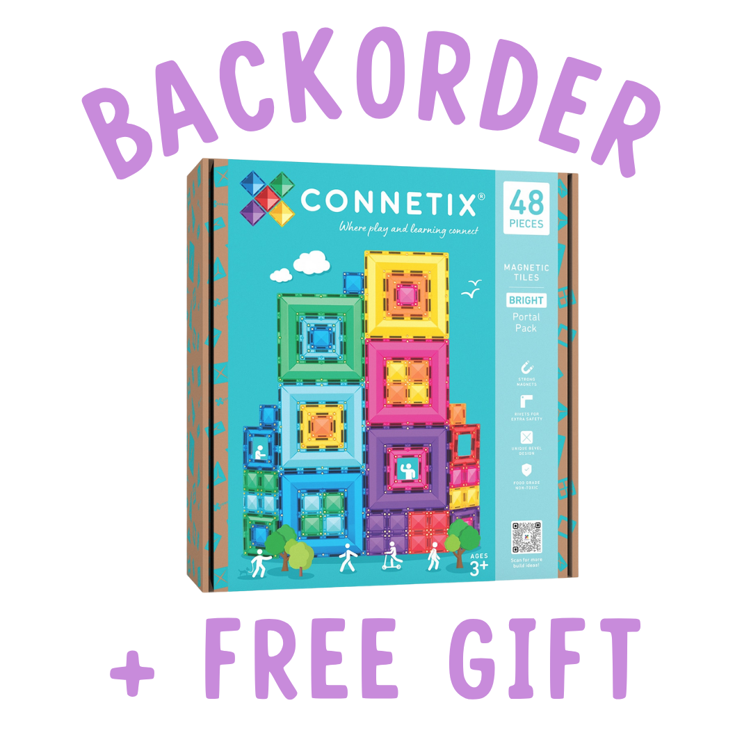 BACKORDER: Connetix Bright Portal Pack - 48 Piece