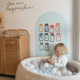SmartyPals Magnetic Playwall™ - Magnetic Wall Decal for Kids & Playrooms: Sky