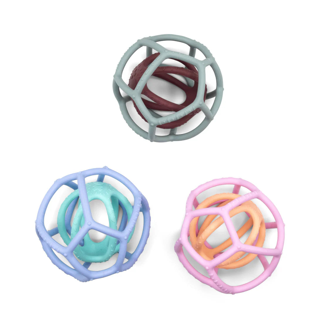 Jellystone Sensory + Fidget Ball - Bubblegum + Peach