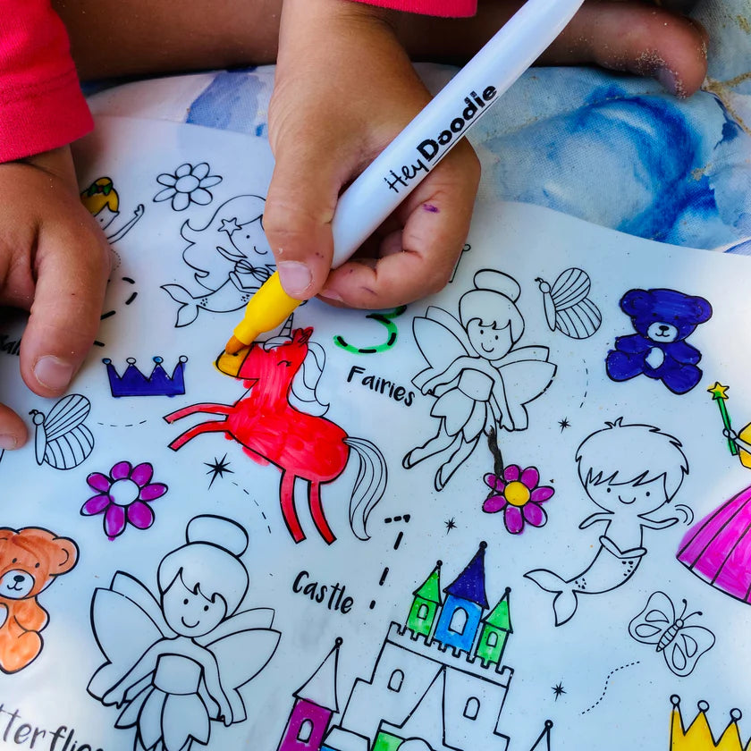 Hey Doodle Reusable Colouring Mat - Sugar & Spice