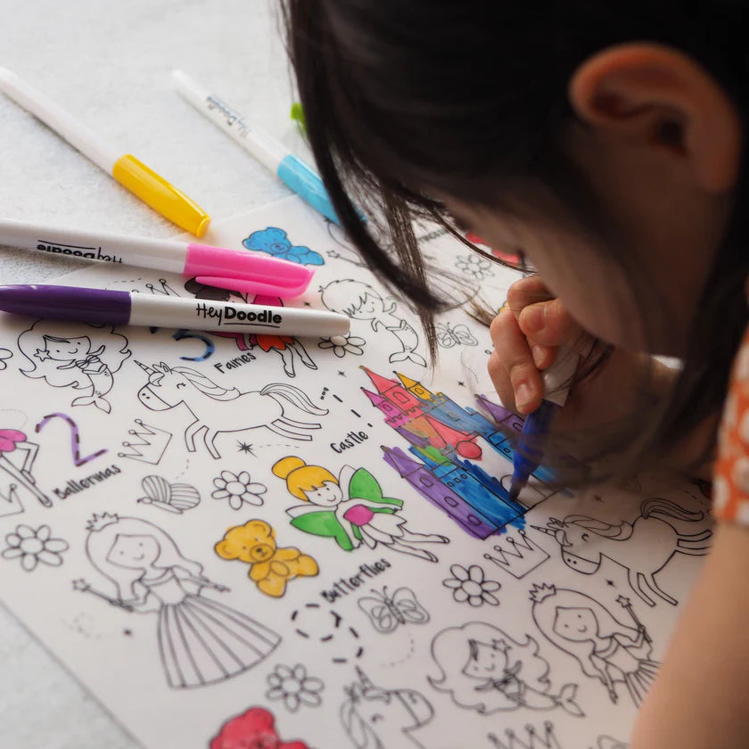 Hey Doodle Reusable Colouring Mat - Sugar & Spice