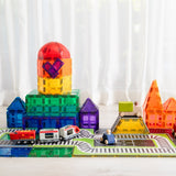 Learn & Grow Magnetic Tile Toppers - Train Track