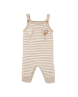 Minihaha Hunter Organic Stripe Knitted Overalls