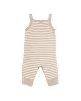 Minihaha Hunter Organic Stripe Knitted Overalls