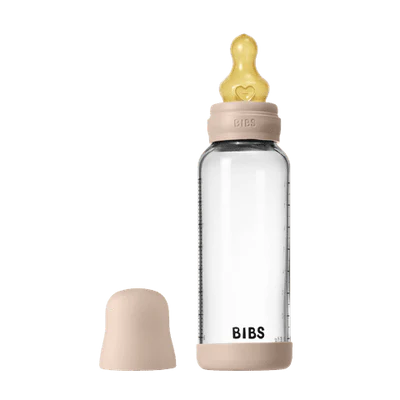 BIBs Glass Baby Bottle - 240ml - Blush
