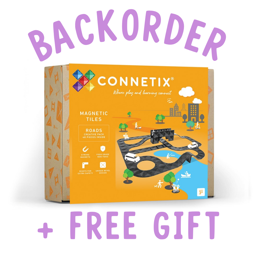 BACKORDER: Connetix Roads Creative Pack - 48 Piece