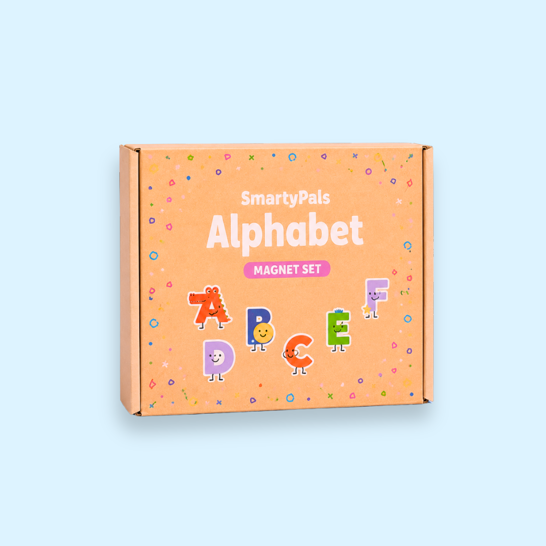 SmartyPals Alphabet Magnet Set - Magnetic Letters for Kids Early Literacy