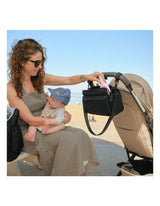 OiOi Multitasker Vegan Leather Pram Caddy 2.0 - Black