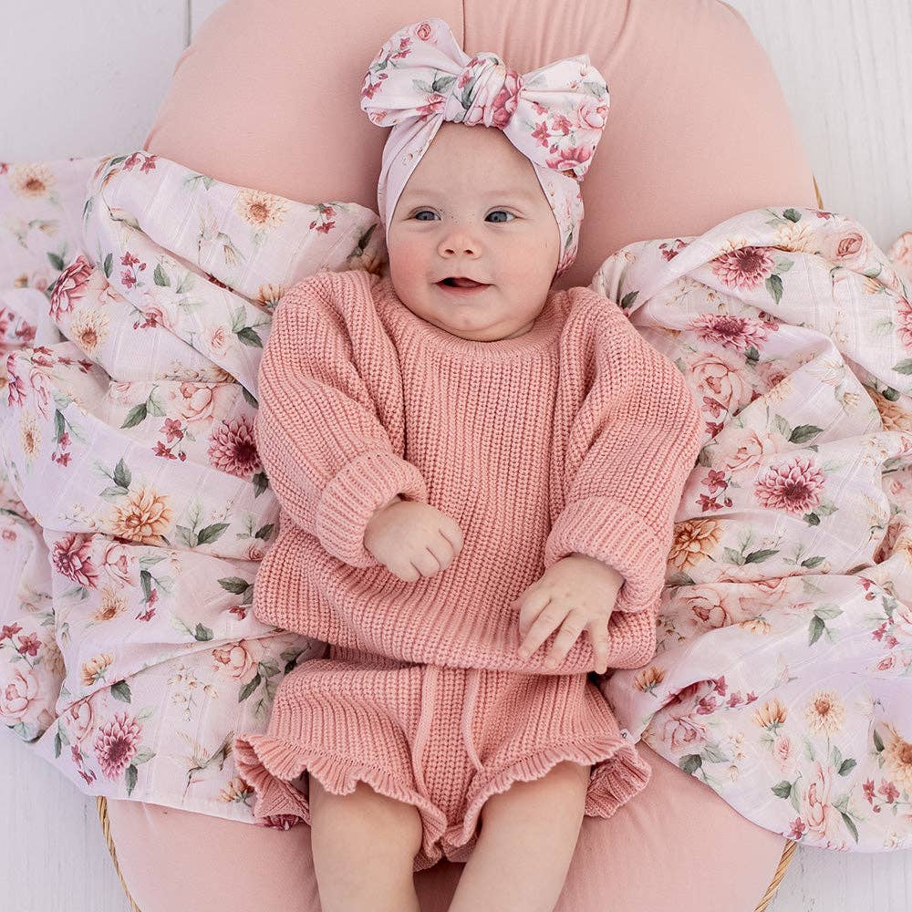 Snuggle Hunny Organic Cotton Knit Bloomers - Rosa