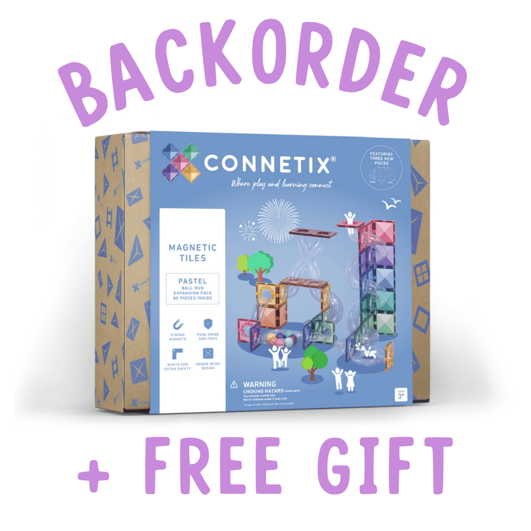 BACKORDER: Connetix Pastel Ball Run Expansion Pack - 80 Piece