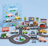SmartyPals Busy Road Magnet Set