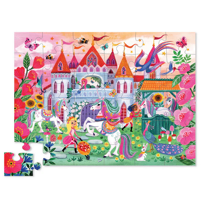 Crocodile Creek Classic Floor Puzzle 36pc - Unicorn Castle
