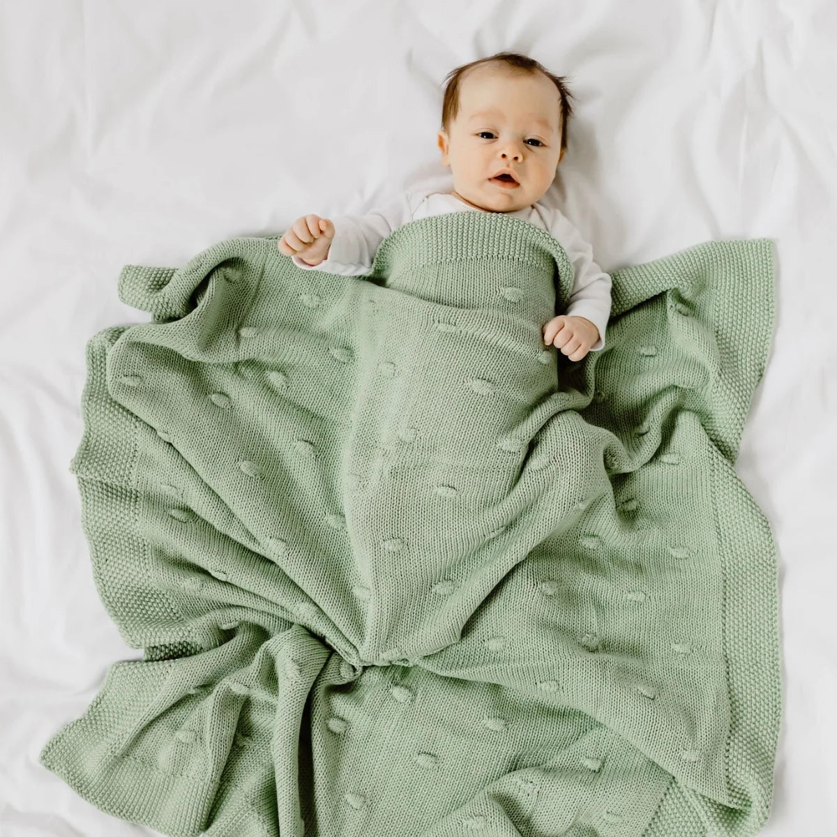 Di Lusso Living Marshmallow Blanket - Mint