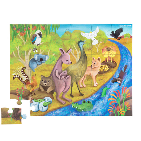 Crocodile Creek Floor Puzzle 36pc - Outback Adventures