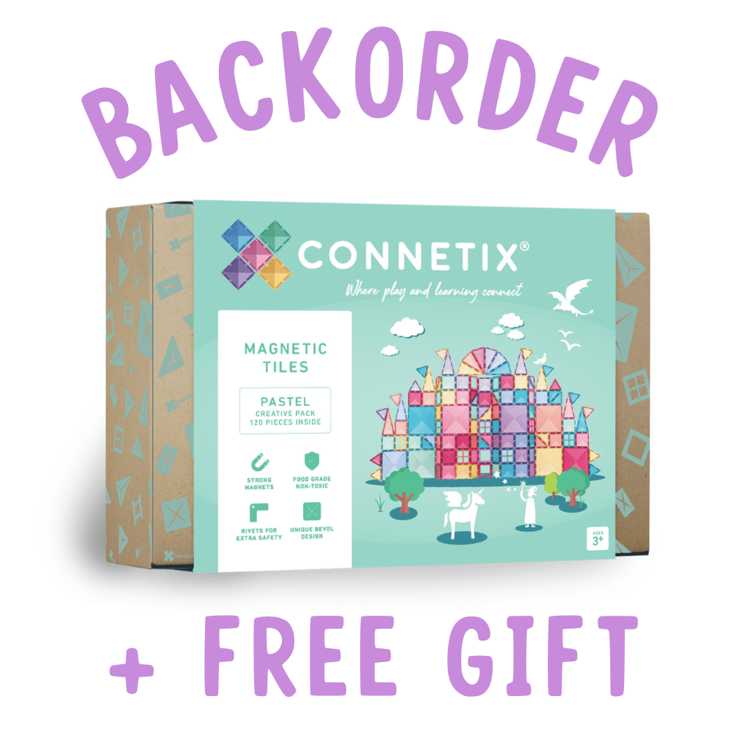 BACKORDER: Connetix Pastel Creative Pack - 120 Piece