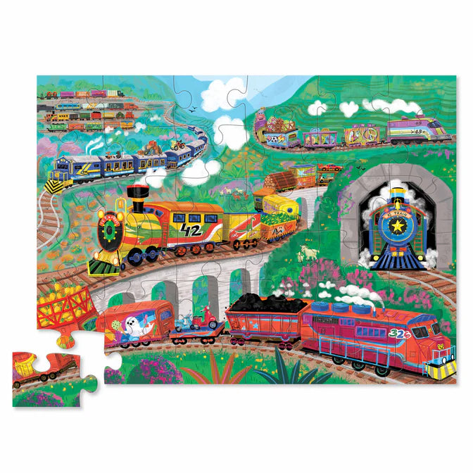 Crocodile Creek All Aboard Floor Puzzle