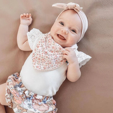 All4Ella Bandana Bibs 2pk - Floral Bouquet