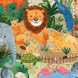 Crocodile Creek Little Building Puzzle 24 pc - Zoo