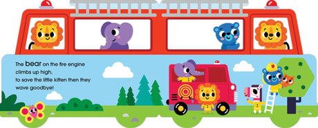 The Siren On The Fire Engine Shaped Board Book