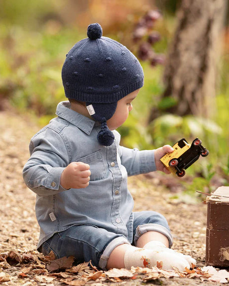 Toshi Beanie Earmuff Popcorn - Ink