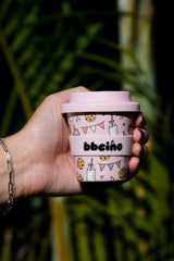 bbcino 120mL Babycino Cup - Tough Cookie (Pink)