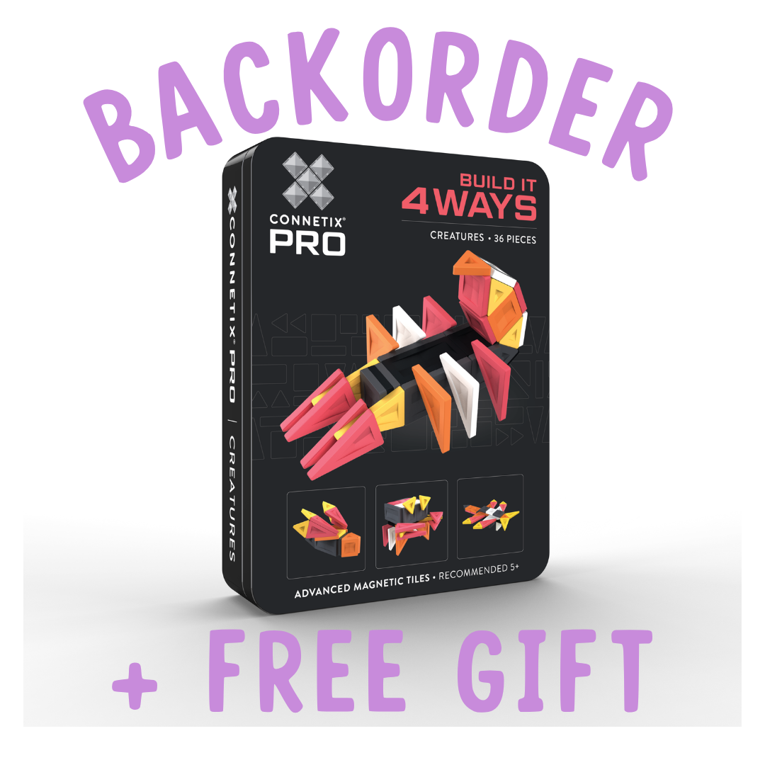 BACKORDER: Connetix Pro Build It 4 Ways - Creatures Pack - 36 pc