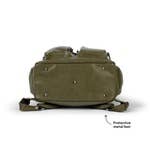 OiOi Signature Nappy Backpack - Olive Vegan Leather