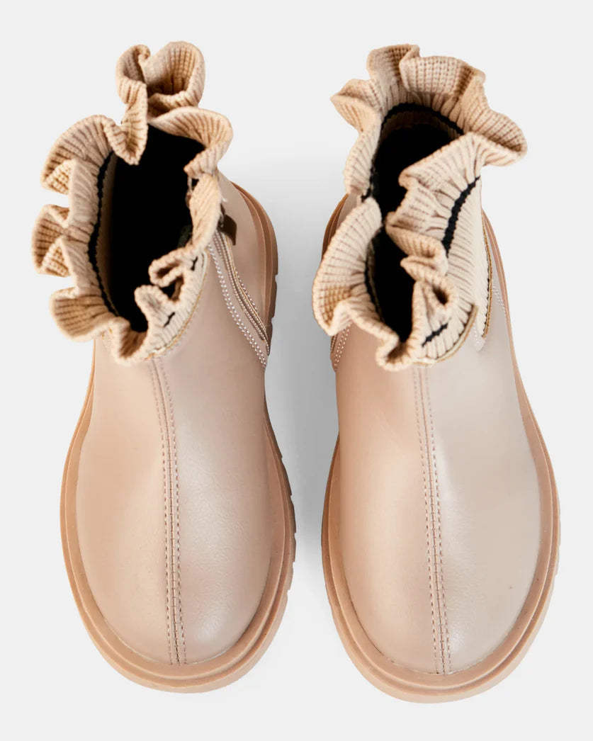 Walnut Flora Boot - Neutral