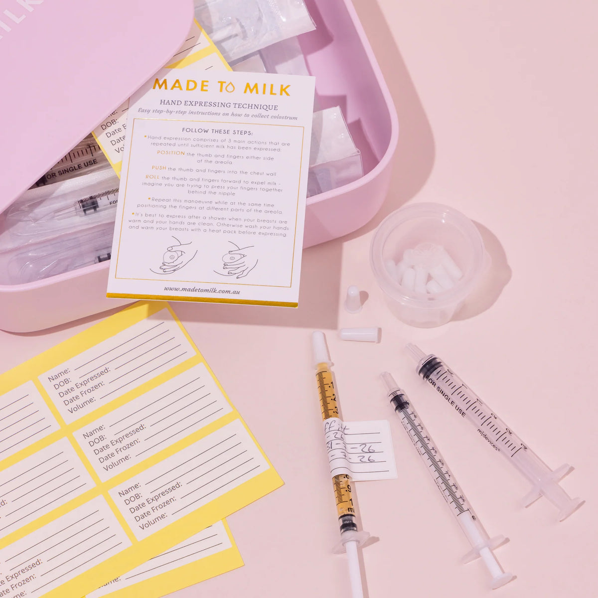 Made to Milk Antenatal Colostrum Expressing Kit
