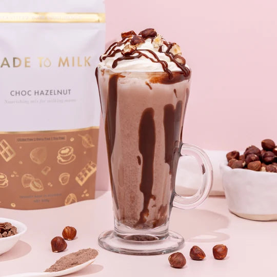 Made to Milk Choc Hazelnut Lactation Drink Mix 300g