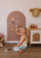 SmartyPals Dress Me Up Magnet Set - Mix & Match Magnetic Dolls for Kids