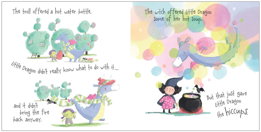 The Little Dragon Who Lost Their Fire - Lift-the-Flap Book