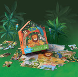 Crocodile Creek 50pc Flat House Puzzle - At The Zoo