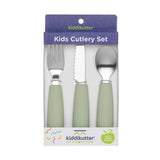 Kiddikutter Kids Cutlery Set - Sage