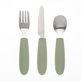 Kiddikutter Kids Cutlery Set - Sage