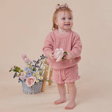 Snuggle Hunny Organic Cotton Knit Bloomers - Rosa