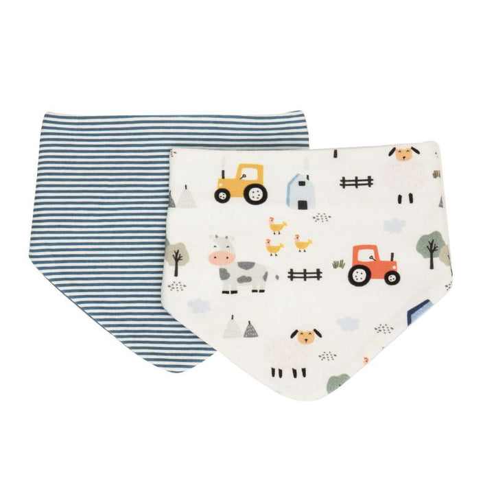 All4Ella Bandana Bib Set - Barnyard