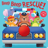 Squeak Me! Board Book - Beep Beep Rescue!