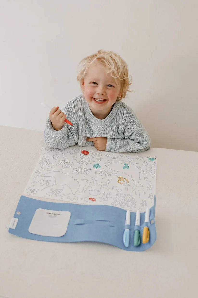Scribble Mat Under the Sea Reusable Colouring Mat