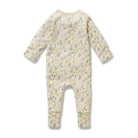 Wilson + Frenchy Organic Zipsuit with Feet - Bella Floral