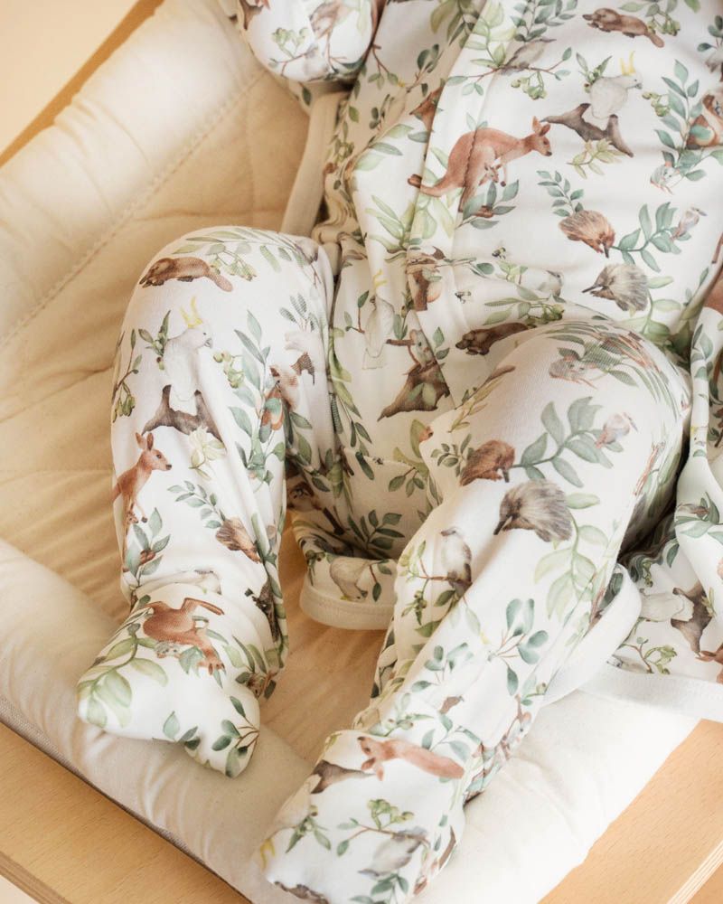 Minihaha Charlie Organic LS Zipsuit