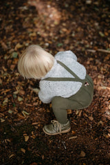 Silly Silas Footed Tights - Olive
