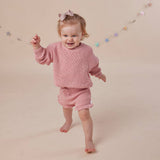 Snuggle Hunny Organic Cotton Knit Bloomers - Rosa