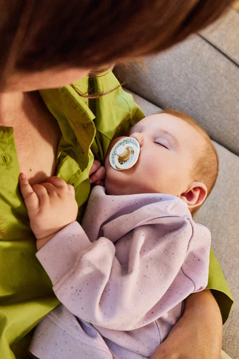 BIBS Pacifier Liberty 2 Pack -  Chloe Meadow/Ivory