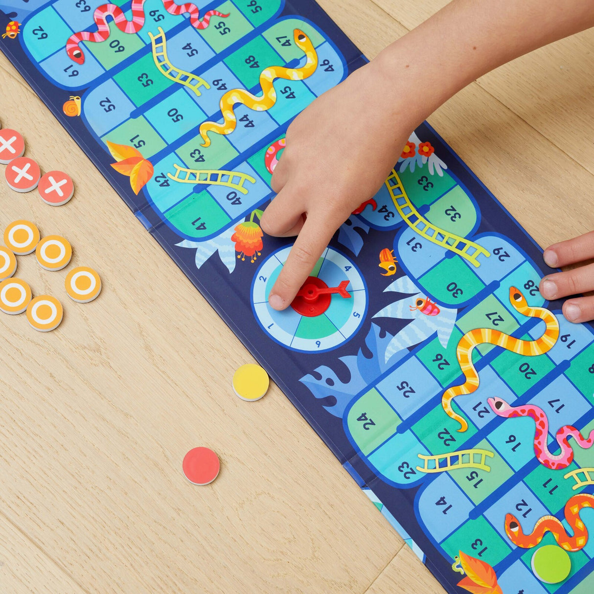 Magna Games - Snakes + Ladders, TIC-TAC-TOE