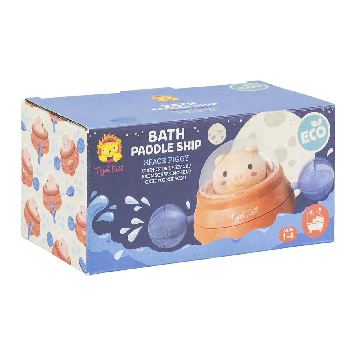 Tiger Tribe Bath Paddle Ship - Space Piggy